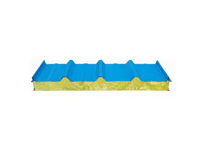 스냅 캡 유형 암면 유리솜 지붕 샌드위치 패널
